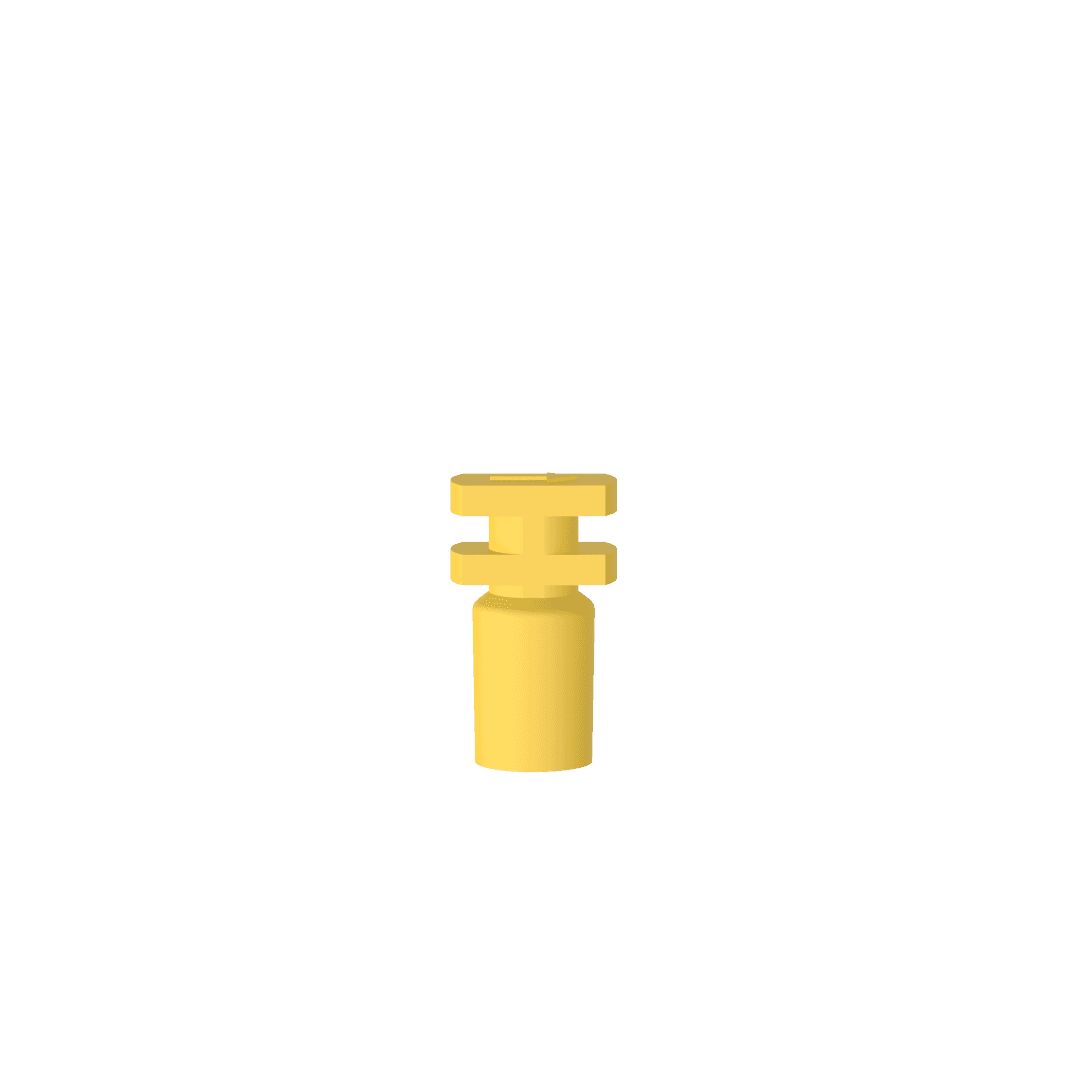 T0 Impression Cap  Ø4.3 - Yellow